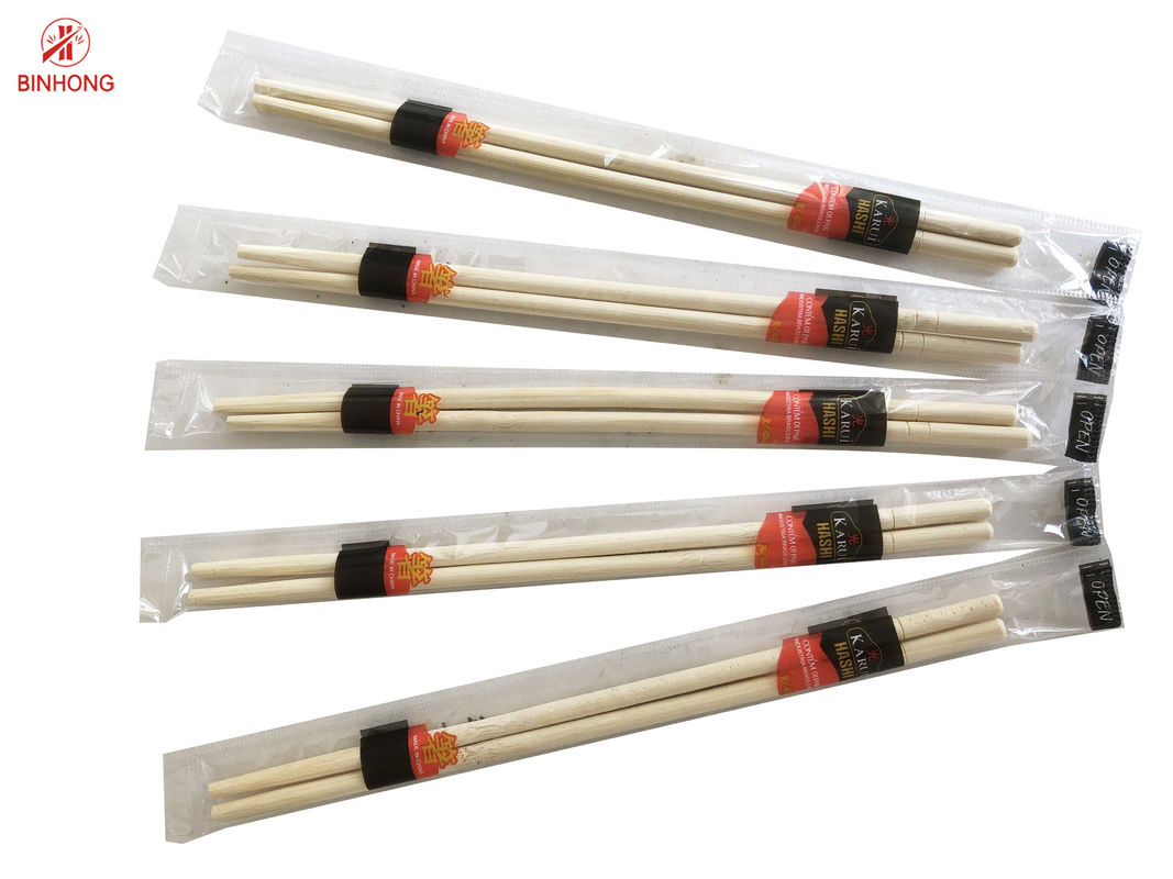 OPP-Satz-Rundkopf-Bambusessstäbchen 20cm/23cm