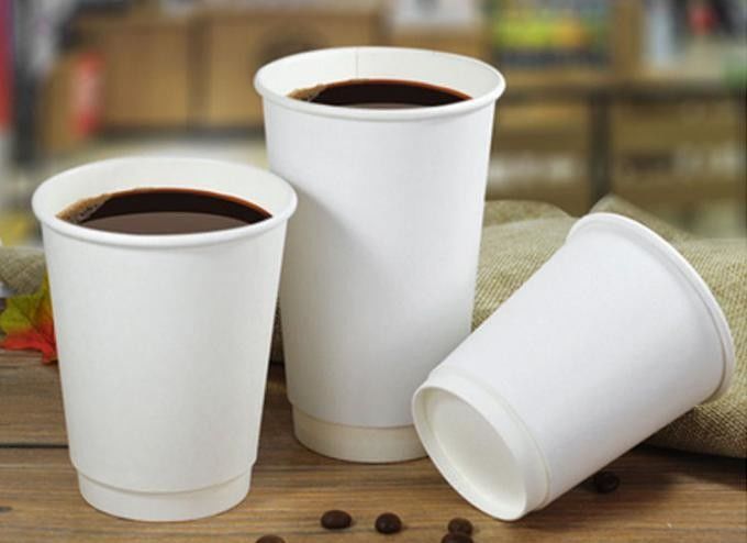 Kraftpapier-Kaffee-Getränk-Schale 16oz der Doppelschicht-ISO9001 für Café