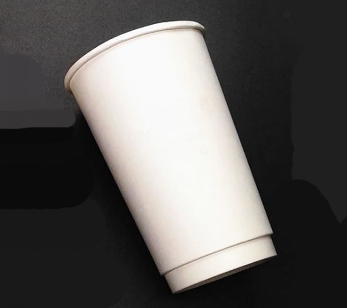 Kraftpapier-Kaffee-Getränk-Schale 16oz der Doppelschicht-ISO9001 für Café
