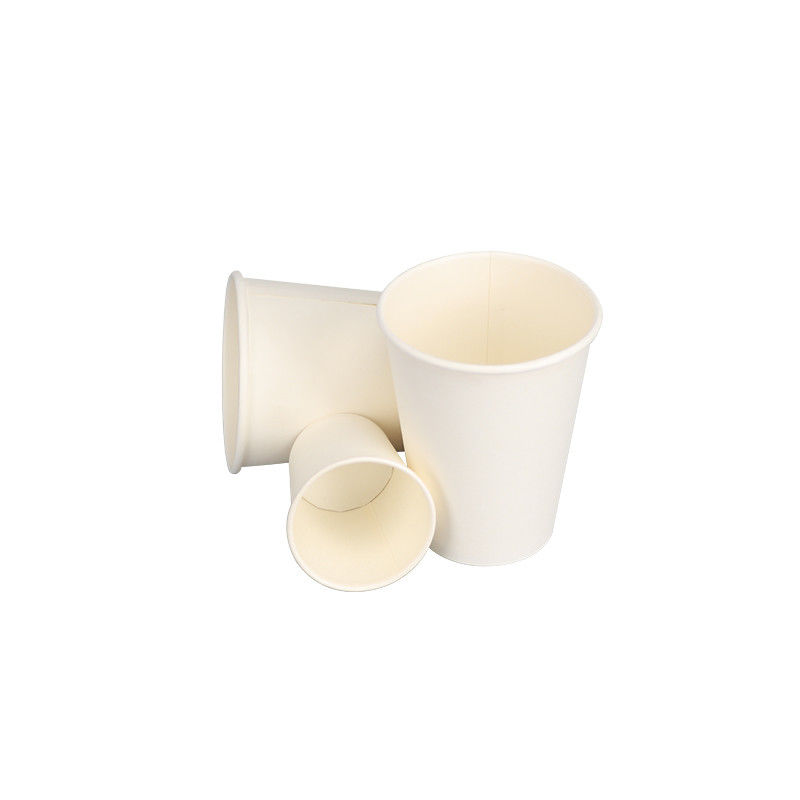 untere einzelne Wand-weißer Kaffee-Wegwerfpapierschale 12oz 60mm biologisch abbaubar
