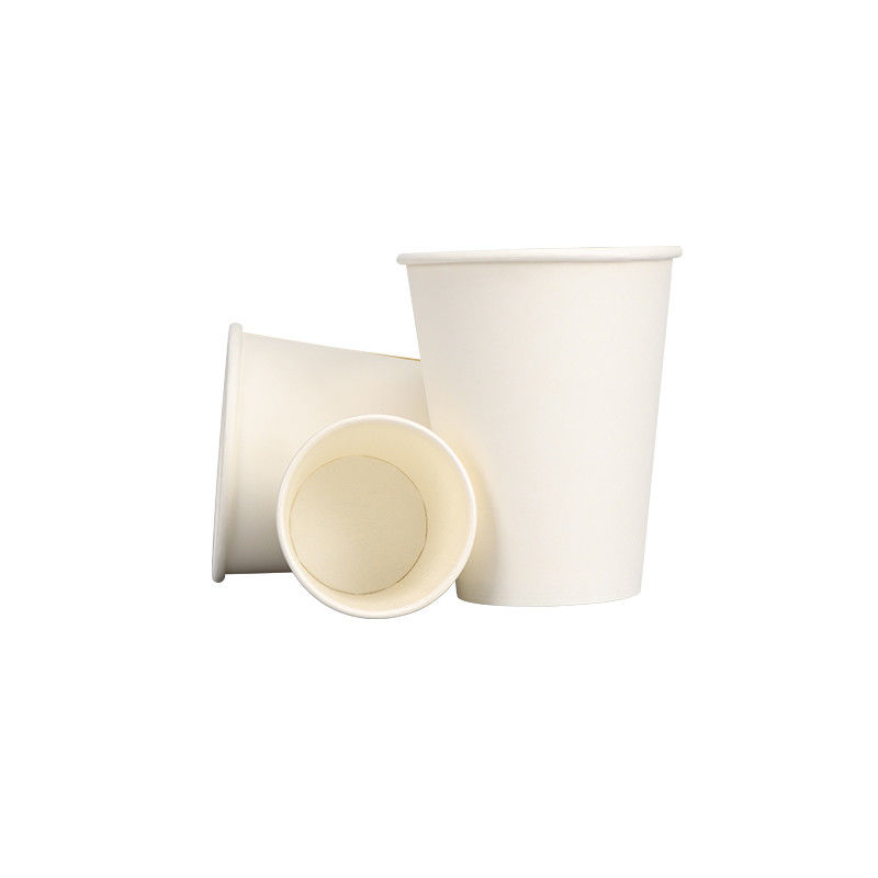 untere einzelne Wand-weißer Kaffee-Wegwerfpapierschale 12oz 60mm biologisch abbaubar