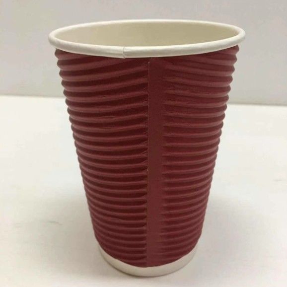 kaffee-Papier-Schale der Kräuselungs-8oz Wegwerfbiologisch abbaubar