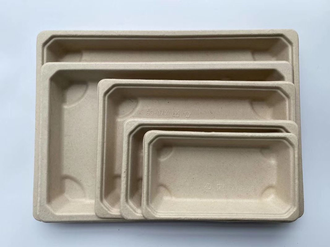 Die Papiersushi, die biologisch abbaubar sind, nehmen den Wegwerf Kasten weg