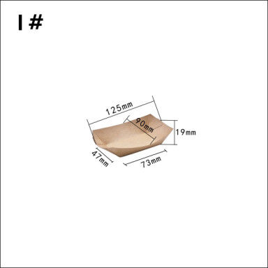 Boots-Behälter des Kraftpapier-100 280 530ml für Hühnerreis-Blume