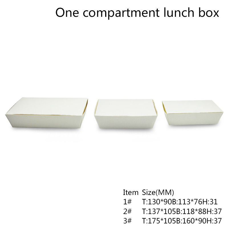 Ein Fach Microwavable Wegwerf-Bento Box Containers