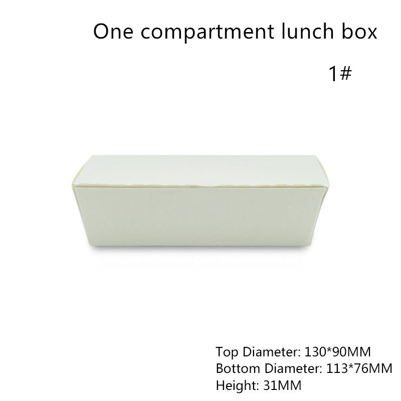 Ein Fach Microwavable Wegwerf-Bento Box Containers