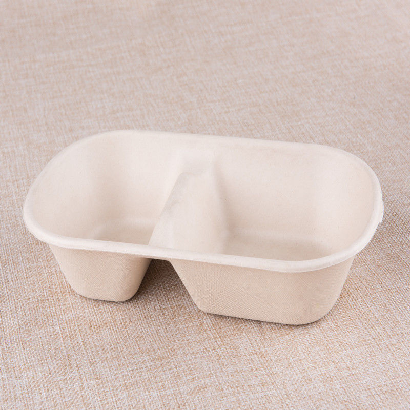 5 Fach-Wegwerfpapierbrotdose 500ml 700ml 850ml 1000ml