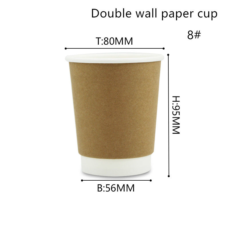Biologisch abbaubare heiße und kalte Getränkeschalen 8oz 12oz 16oz