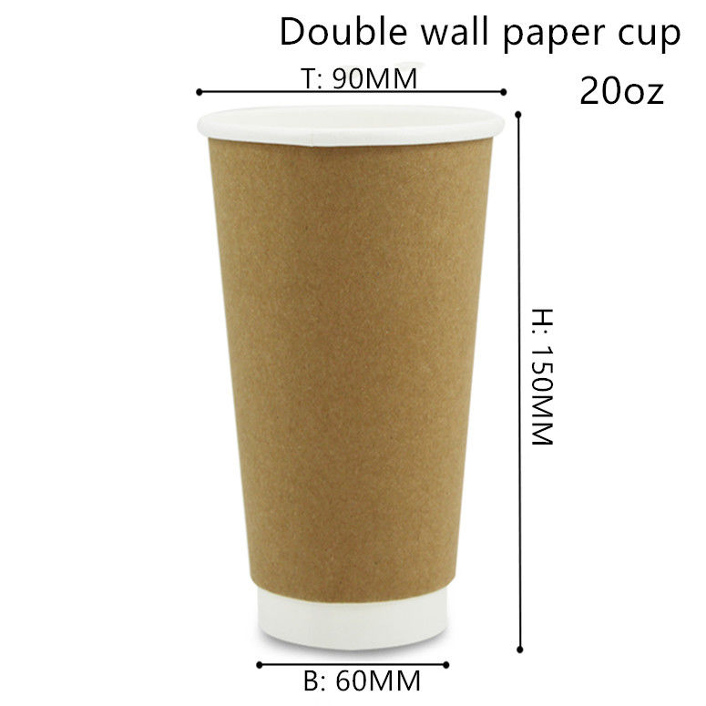 Biologisch abbaubare heiße und kalte Getränkeschalen 8oz 12oz 16oz