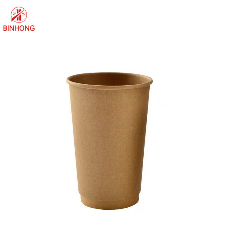 PET beschichtete die freien Kaffeetassen BPA des Kraftpapier-300gsm