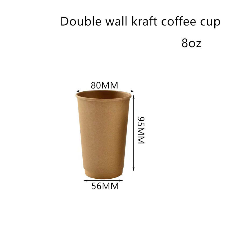 PET beschichtete die freien Kaffeetassen BPA des Kraftpapier-300gsm