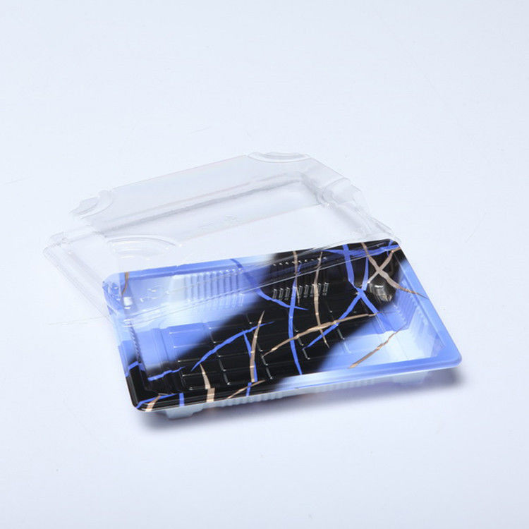 Recyclebares Wegwerfplastiksushi-Behälter Soem mit Antinebel-Deckel