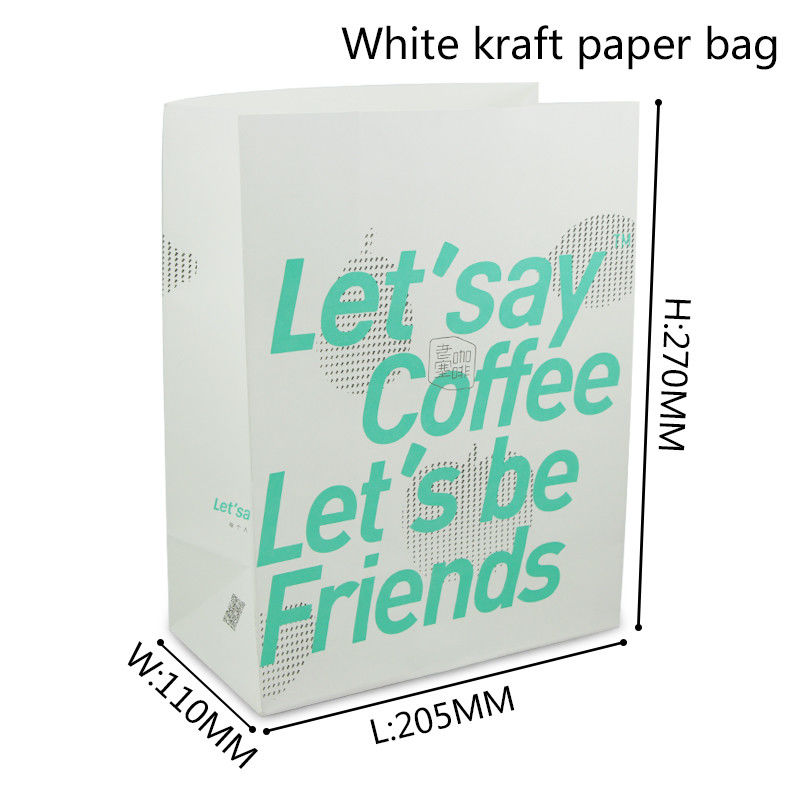Verpacken- der Lebensmittelpapiertüte 60gsm 70gsm für Brot