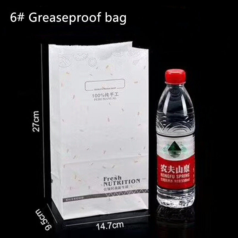 Härte-Bäckerei-Papiertüte Eco freundliche hohe mit Daumen-Schnitt