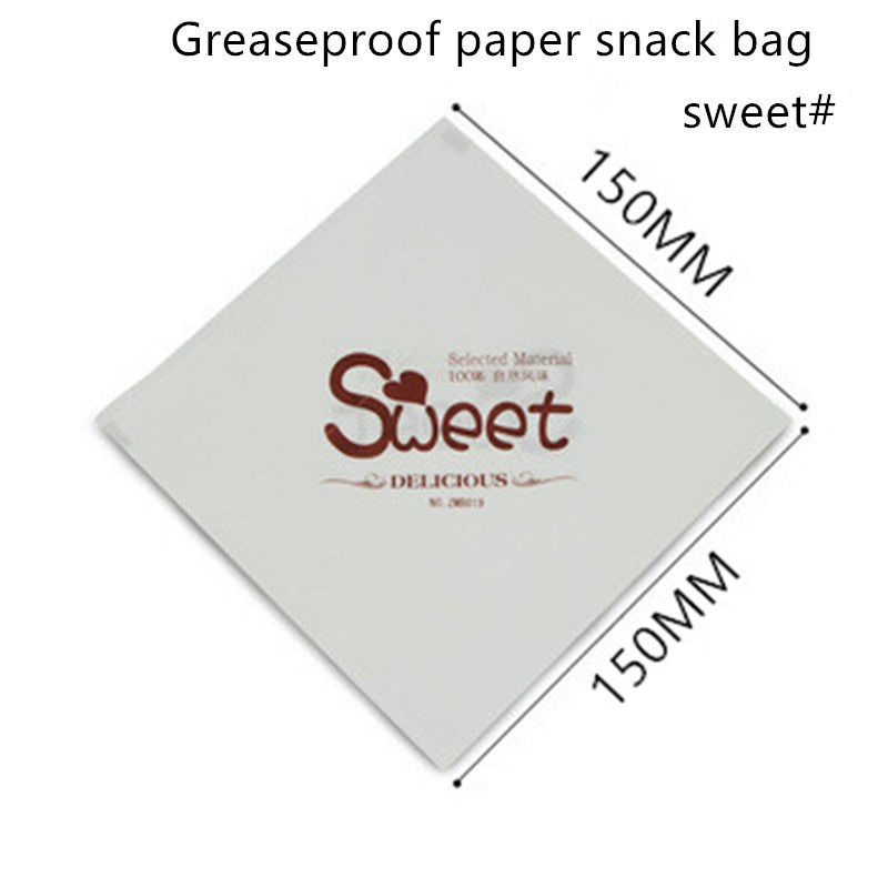 Quadratisches PET beschichtete Tasche des Packpapier-55gsm für Burger