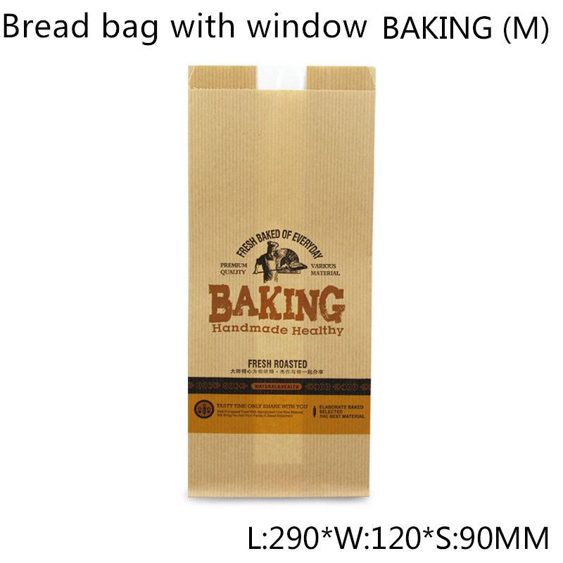 Wegwerf-PET beschichtete 50gsm Brotverpackungs-Papiertüten