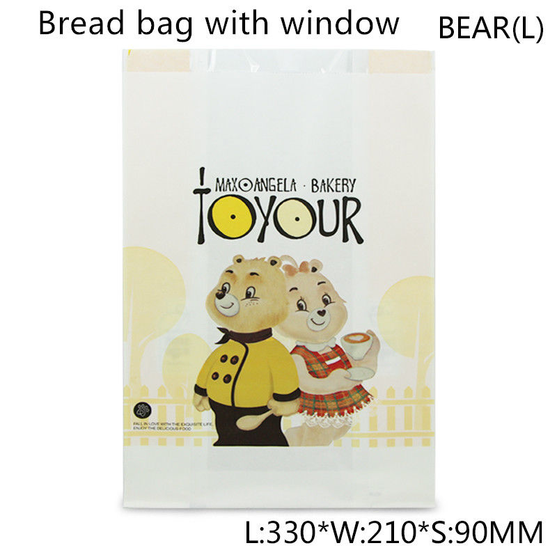 Fettdichtes 55gsm einzelnes Kraftpapier Carry Bags For Sandwich