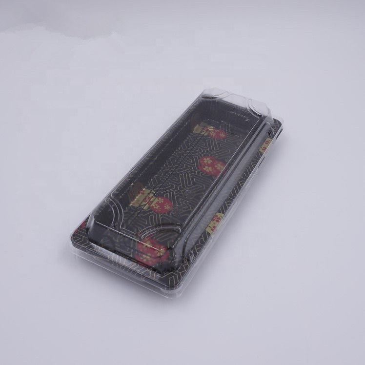 Druck-PS-Plastiksushi Tray Recyclable Dustproof
