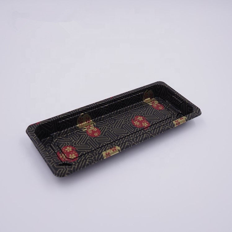 Druck-PS-Plastiksushi Tray Recyclable Dustproof