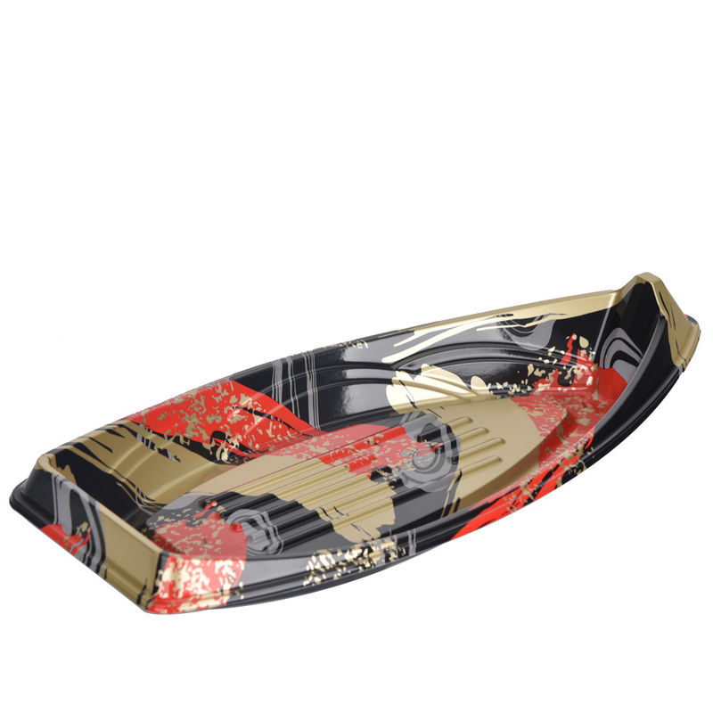 Boots-Form PS-Plastiksushi Tray Stackable Eco Friendly