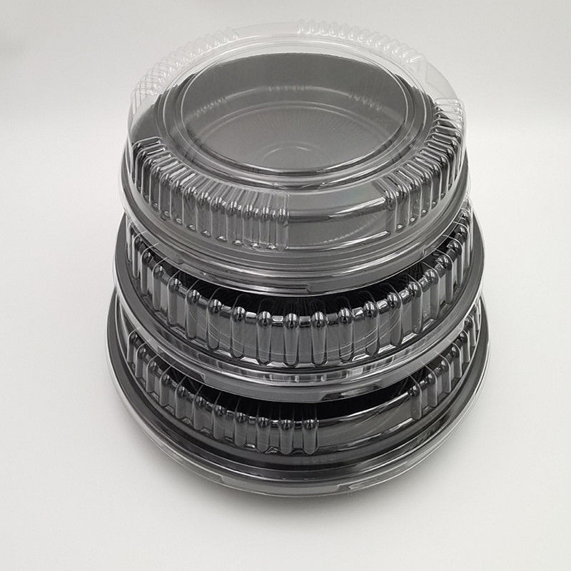 Wegwerf-PS-Plastiksushi Tray With Transparent Lid