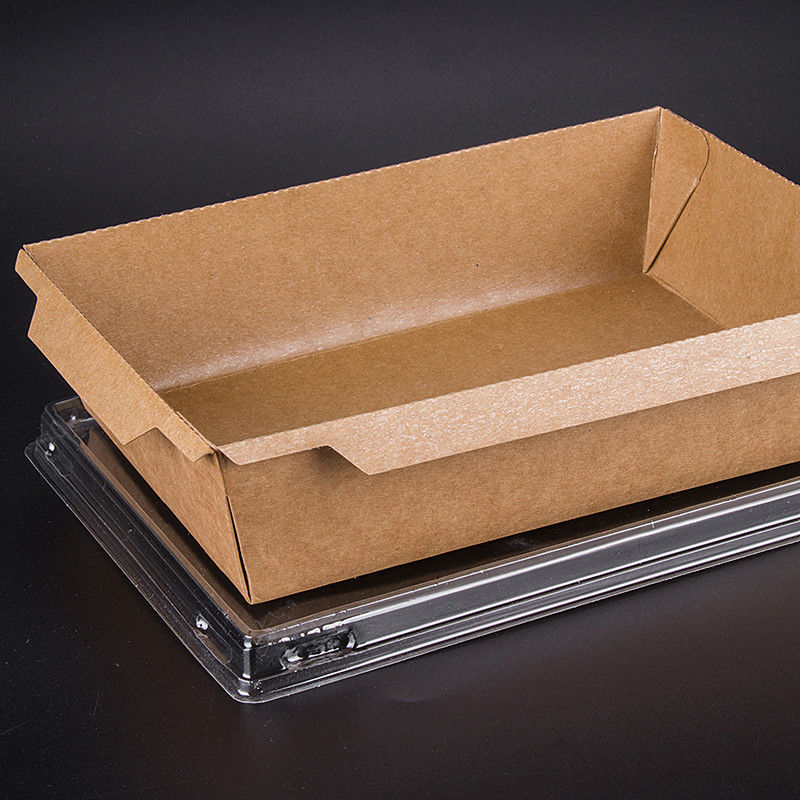 Wegwerf-Mitnehmerbrotdose Browns Kraftpapier mit HAUSTIER Deckel