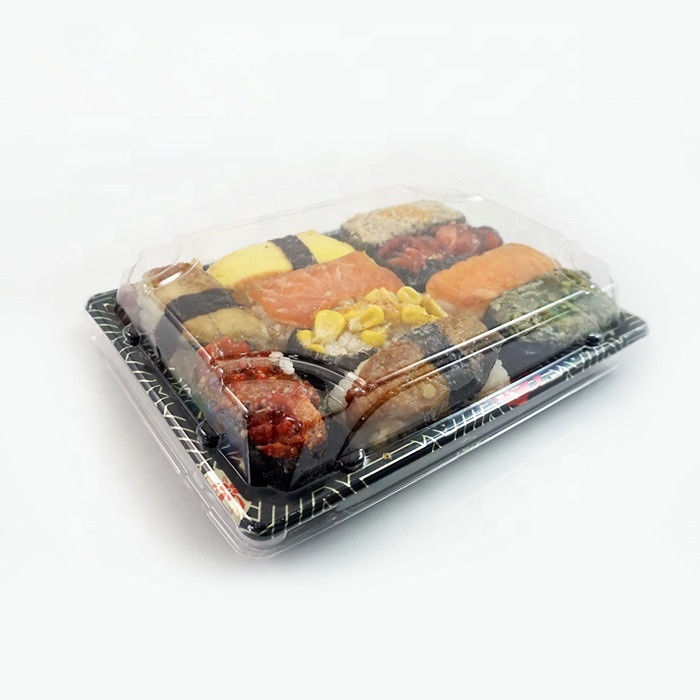 ODM-Antibeleg PS-Plastikwegwerfsushi-Mitnehmerbehälter