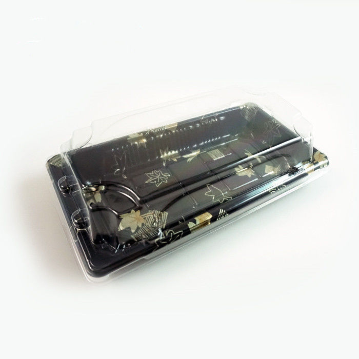 Plastikwegwerfsushi Tray With Anti Fog Lid Soems PS