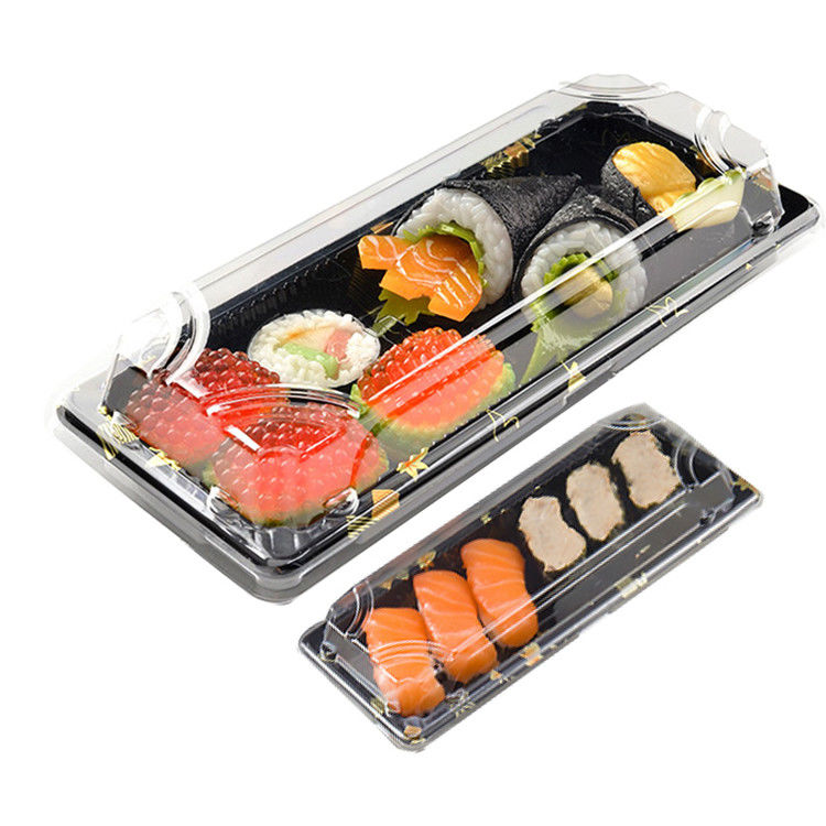 Sushi Verpackung Behälter Mitnehmen Lebensmittel Einwegbehälter Tragen Lagerhalter