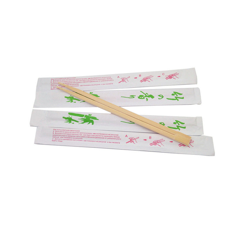 Freundliche Sushi-natürliche Bambusessstäbchen Eco mit Papierpaket