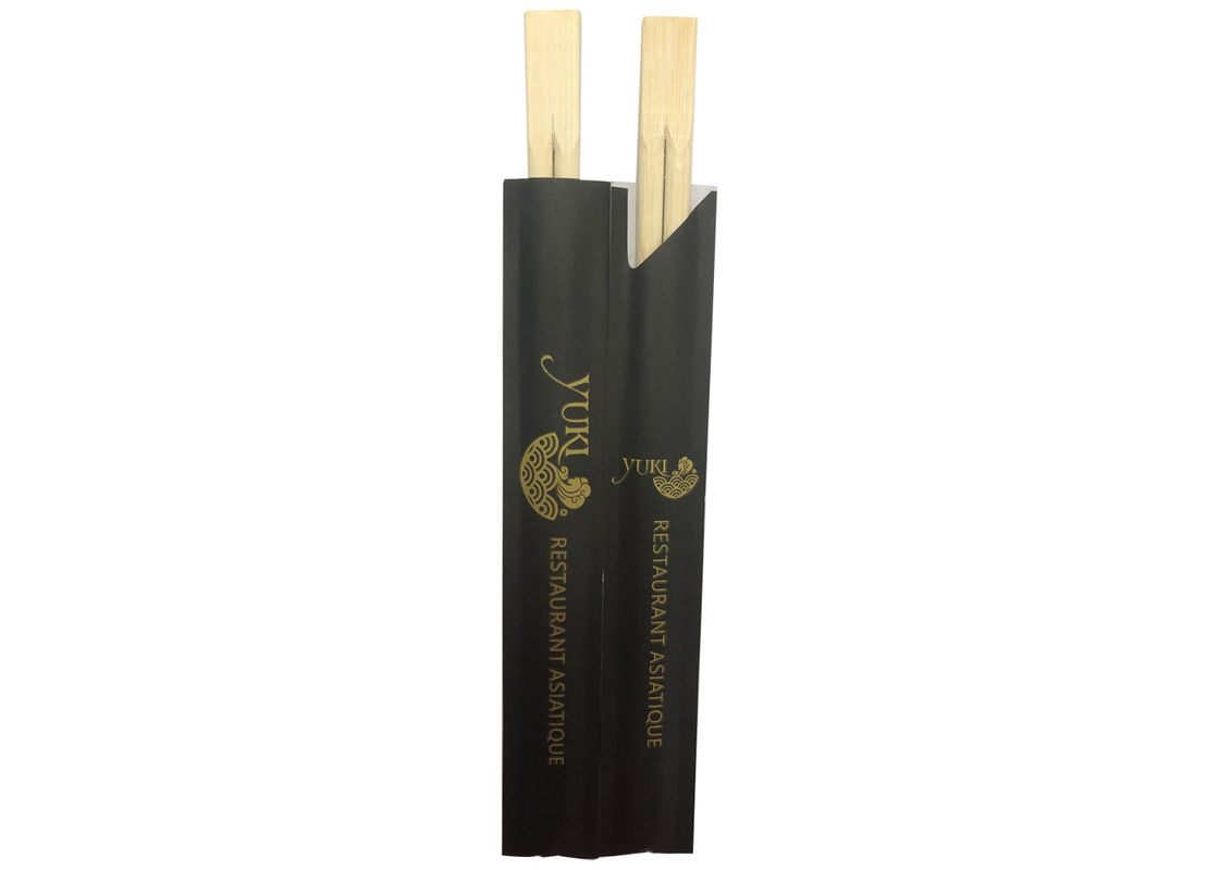 21cm Zwillings-Bambusessstäbchen für Sushi-halbe Papierverpackung