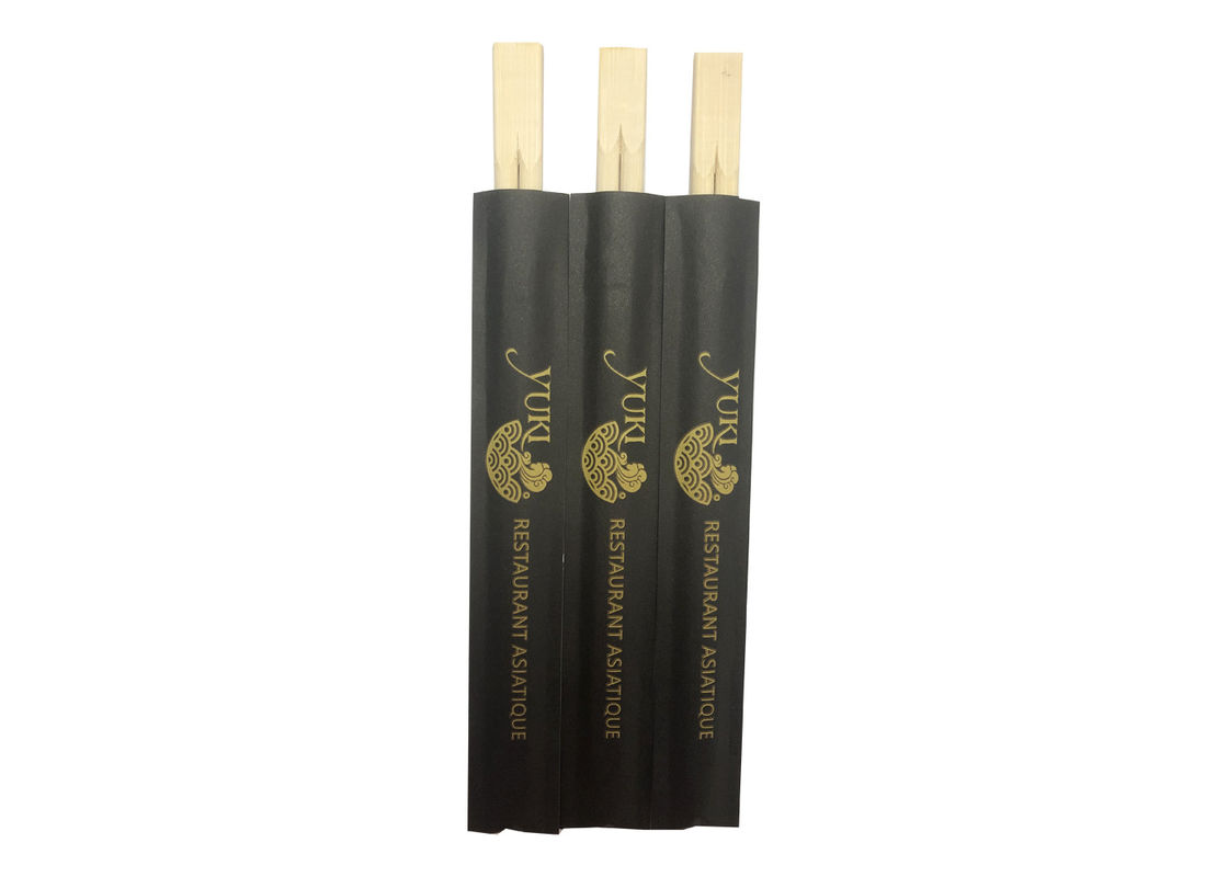 21cm Zwillings-Bambusessstäbchen für Sushi-halbe Papierverpackung