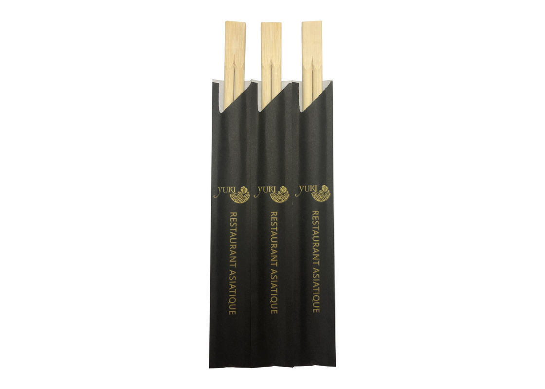 Zwillings-natürliche Bambuswegwerfessstäbchen der Stärke-5.0mm