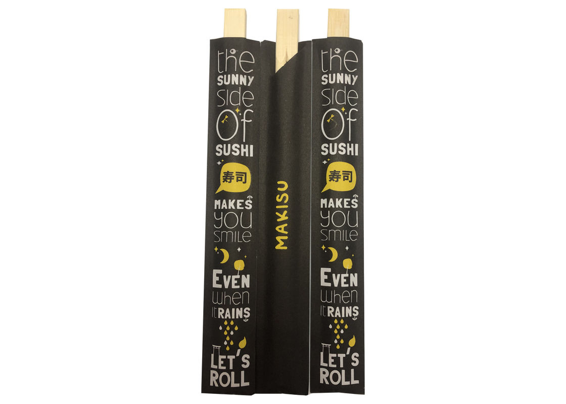 Zwillings-natürliche Bambuswegwerfessstäbchen der Stärke-5.0mm