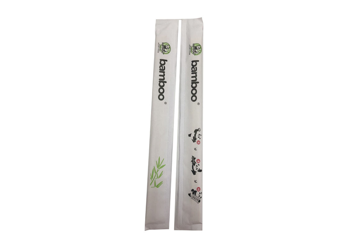 Bambusessstäbchen der Längen-21cm 23cm 24cm Wegwerf mit Papierverpackung