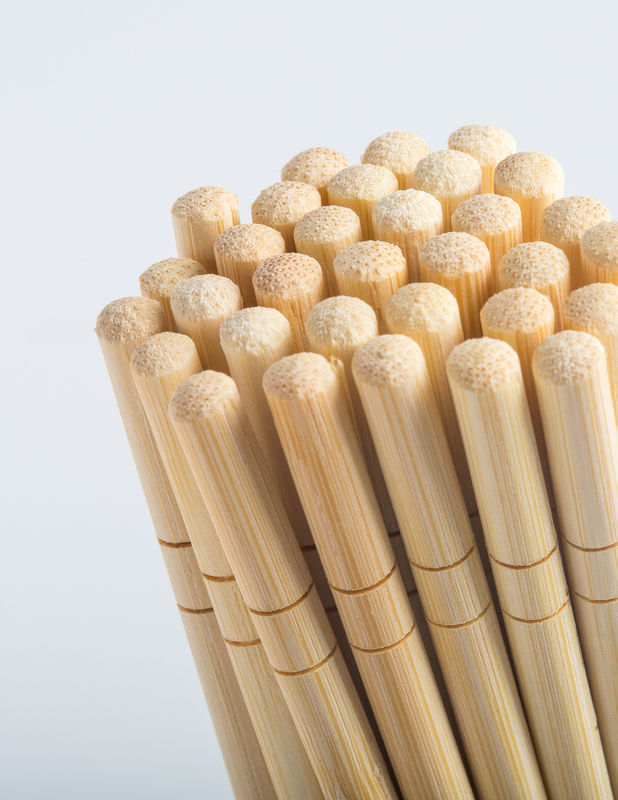 Bambusessstäbchen der Längen-21cm 23cm 24cm Wegwerf mit Papierverpackung
