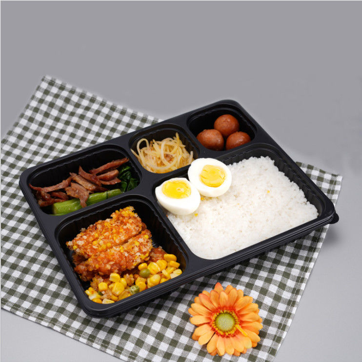 Wegwerf- verdickter Plastik- Mitnehmer-Bento Box Container