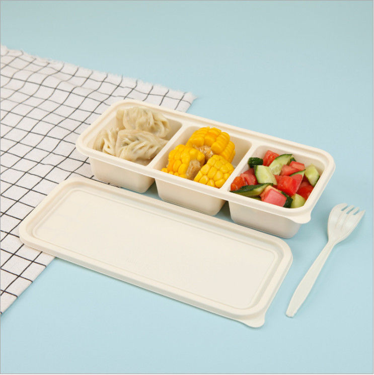 Maisstärke abbaubarer Mitnehmer- Wegwerf-Bento Box