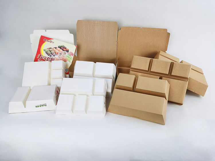 Kraftpapier-biologisch abbaubare Mitnehmerbehälter Wegwerf mit Fach