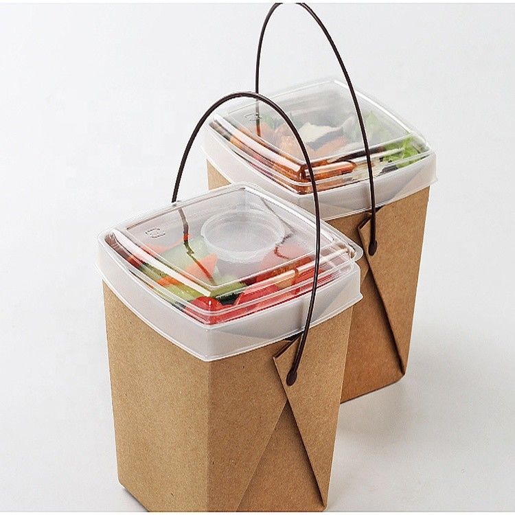 Maßgeschneiderte Einweg-Verpackungsboxen zum Mitnehmen, becherförmige Nudelverpackungsboxen