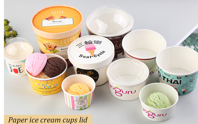 Eiscreme-Wegwerfpapierschale Winkel des Leistungshebels, der das biologisch abbaubare Jogurt-Verpacken beschichtet