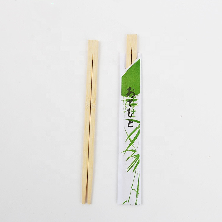 Italien-Zwillinge Tensoge ringsum Bambusessstäbchen mit Papierverpackung 21cm 23cm