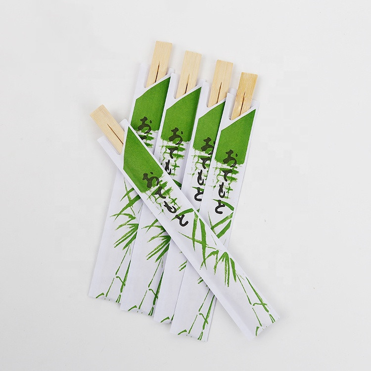Italien-Zwillinge Tensoge ringsum Bambusessstäbchen mit Papierverpackung 21cm 23cm