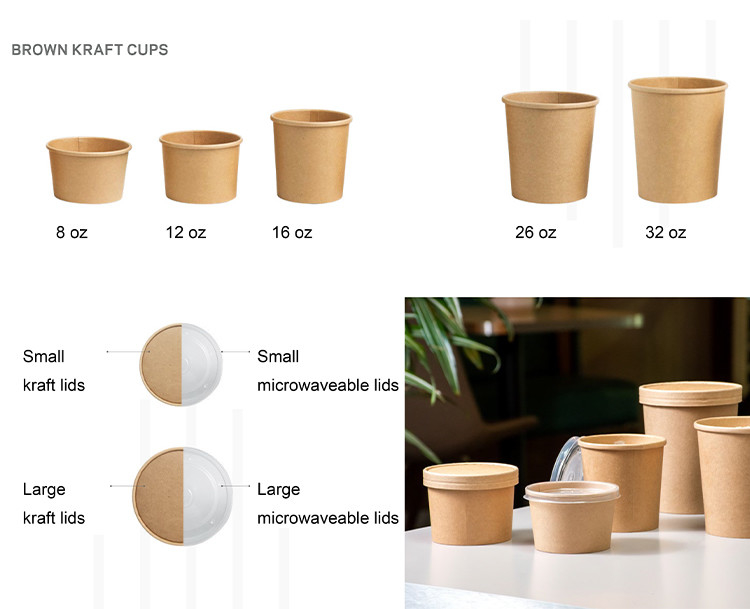 Umweltfreundliche, biologisch abbaubare Take-Away-Box, Größe 360–2000 ml, für Lebensmittelverpackungen