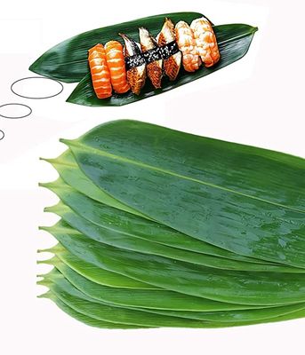 Verschmutzungs-freie 7cm frische Bambusblätter für die Verzierung von Sushi