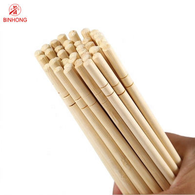 Chinese Eco-Freund-Wegwerfbambusessstäbchen-natürliche runde Essstäbchen 21cm